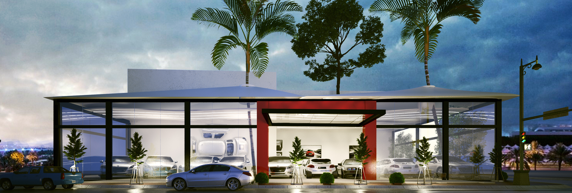 Luxury Car Show Room